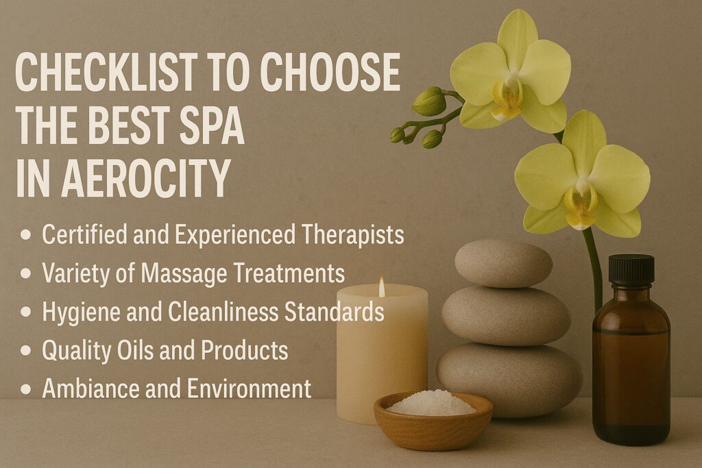 How to choose best spa in Aerocity