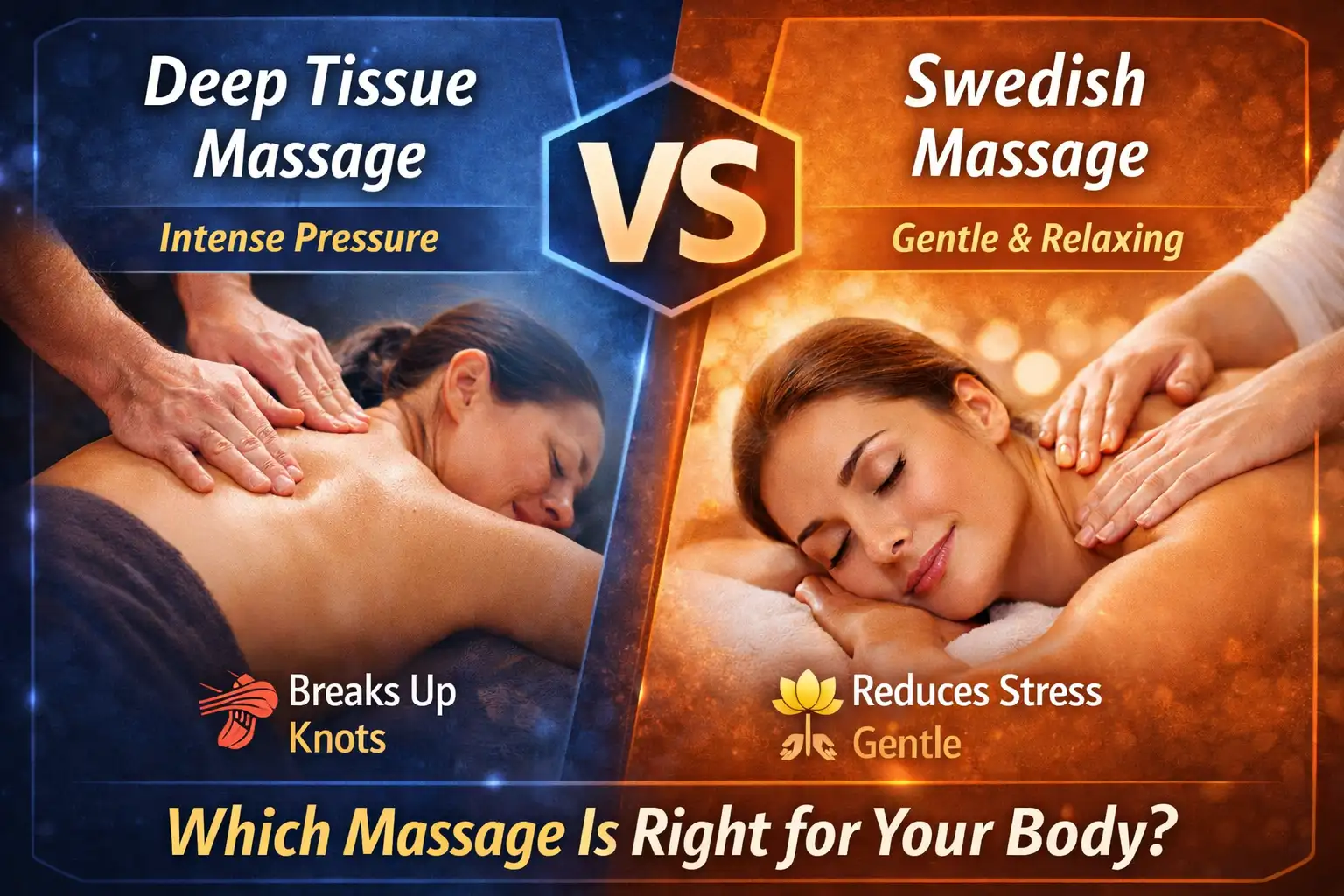 Deep Tissue vs Swedish Massage