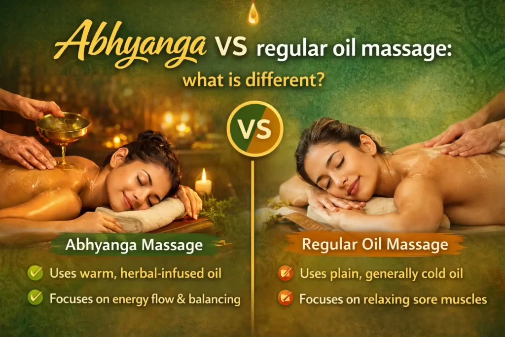 Abhyanga Massage vs regular oil massage