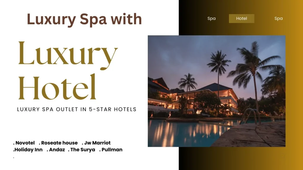 Luxury hotel spa