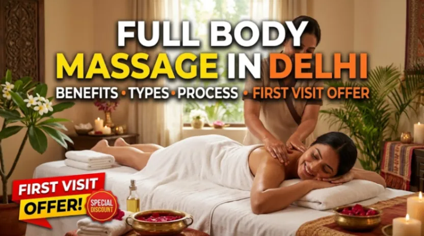 Full Body Massage Benefits in Delhi: Types, Process & First Visit Offer