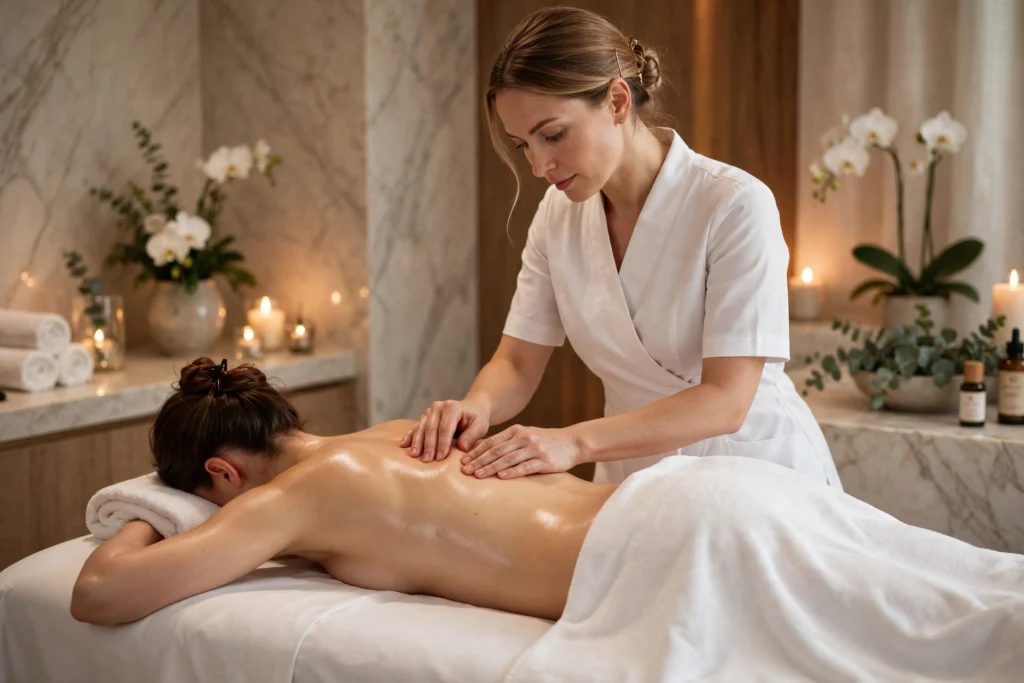 luxury spa treatment