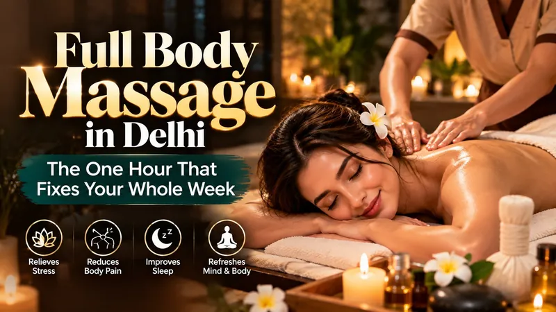 Full Body Massage in Delhi: The One Hour That Fixes Your Whole Week